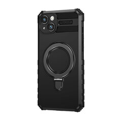 Чехол Tel Protect Armor Magsafe с металлическим кольцом для Samsung Galaxy S23 Ultra, черный цена и информация | Чехлы для телефонов | 220.lv
