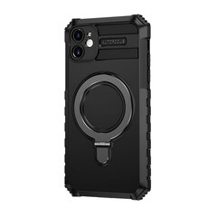 Чехол Tel Protect Armor Magsafe с металлическим кольцом для Samsung Galaxy S23 Ultra, черный цена и информация | Чехлы для телефонов | 220.lv
