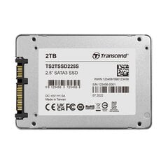 Transcend TS2TSSD225S цена и информация | Внутренние жёсткие диски (HDD, SSD, Hybrid) | 220.lv