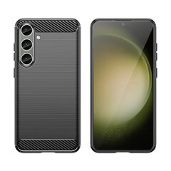 Carbon Case для Samsung Galaxy A6 ( A6 2018 ) черный цена и информация | Чехлы для телефонов | 220.lv