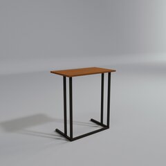 Sānu galds, Asir, 60x73x40 cm, melns/tumši brūns cena un informācija | Žurnālgaldiņi | 220.lv