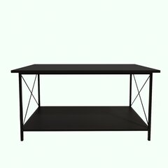 Кофейный столик, Асир, 110х50х50 см, черный цена и информация | Журнальные столики | 220.lv