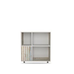 Многоцелевой шкаф, Асир, 100х100х35 см, белый цена и информация | Шкафчики в гостиную | 220.lv