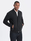 Džemperis vīriešiem Ombre Clothing, melns цена и информация | Vīriešu jakas | 220.lv