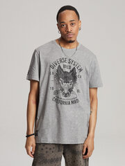 футболка wolf cali s1819 - серый меланж цена и информация | Мужские футболки | 220.lv