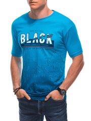 футболка s1878 - светло-бирюзово-голубая 124977-7 цена и информация | Мужские футболки | 220.lv