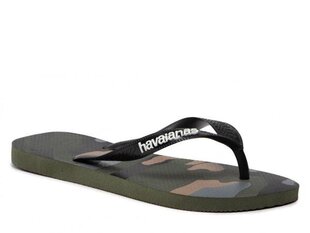 Top camu green havaianas for men's green 41413980869 41413980869 цена и информация | Мужские шлепанцы, босоножки | 220.lv