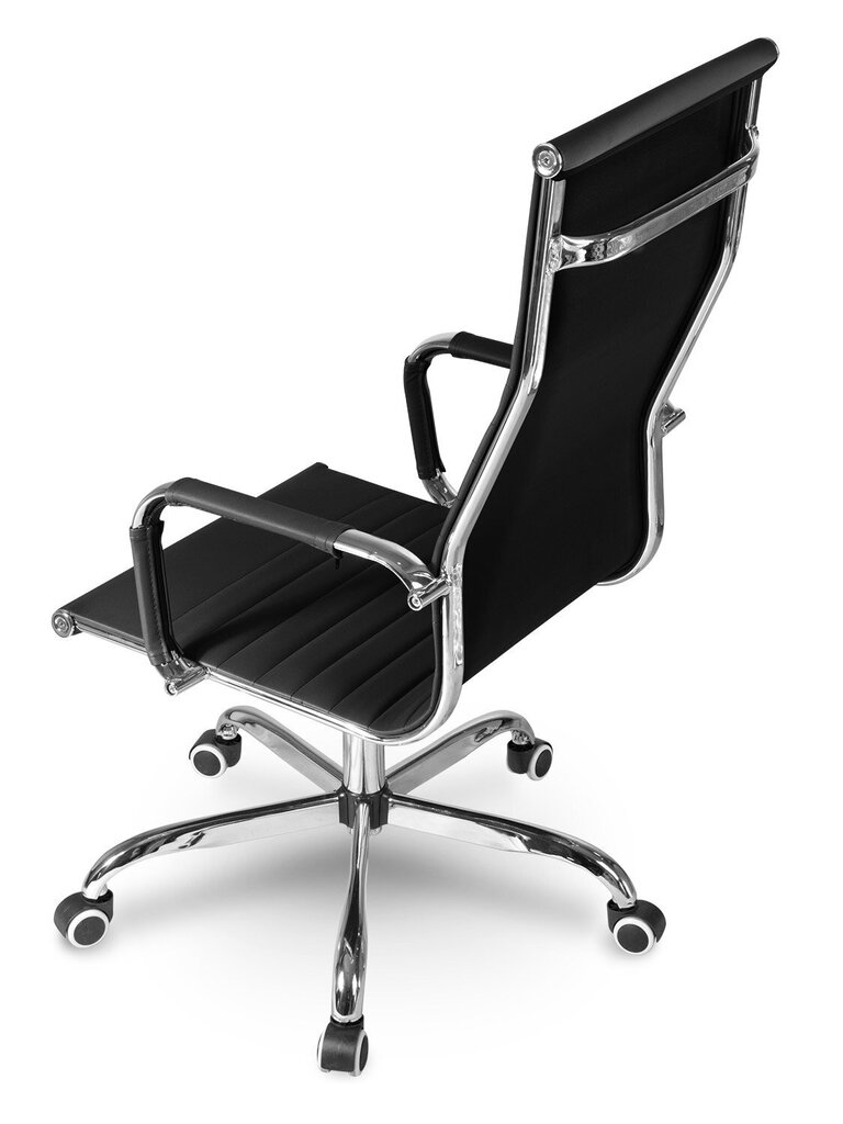 Biroja krēsls, moderns dizains, melns цена и информация | Biroja krēsli | 220.lv