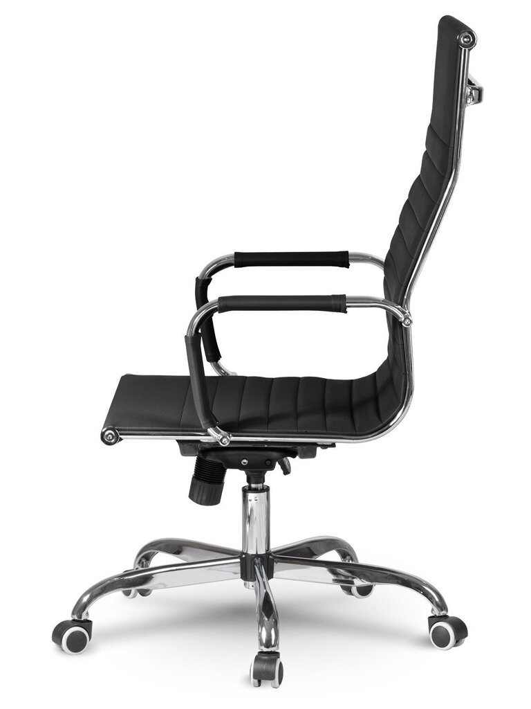 Biroja krēsls, moderns dizains, melns цена и информация | Biroja krēsli | 220.lv
