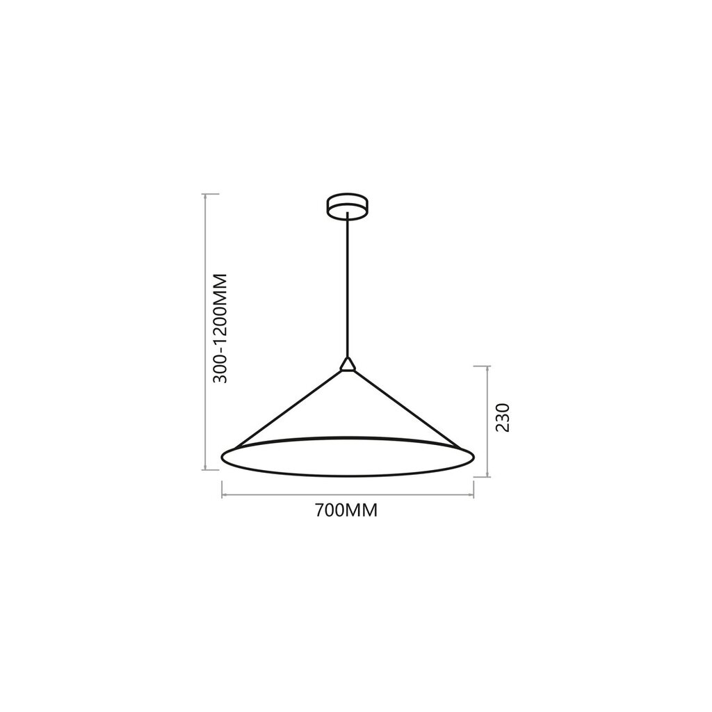 Milagro piekaramā lampa Fuji MLP0646 cena un informācija | Lustras | 220.lv