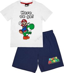 Детский комплект с короткими рукавами Super Mario цена и информация | Пижамы, халаты для мальчиков | 220.lv