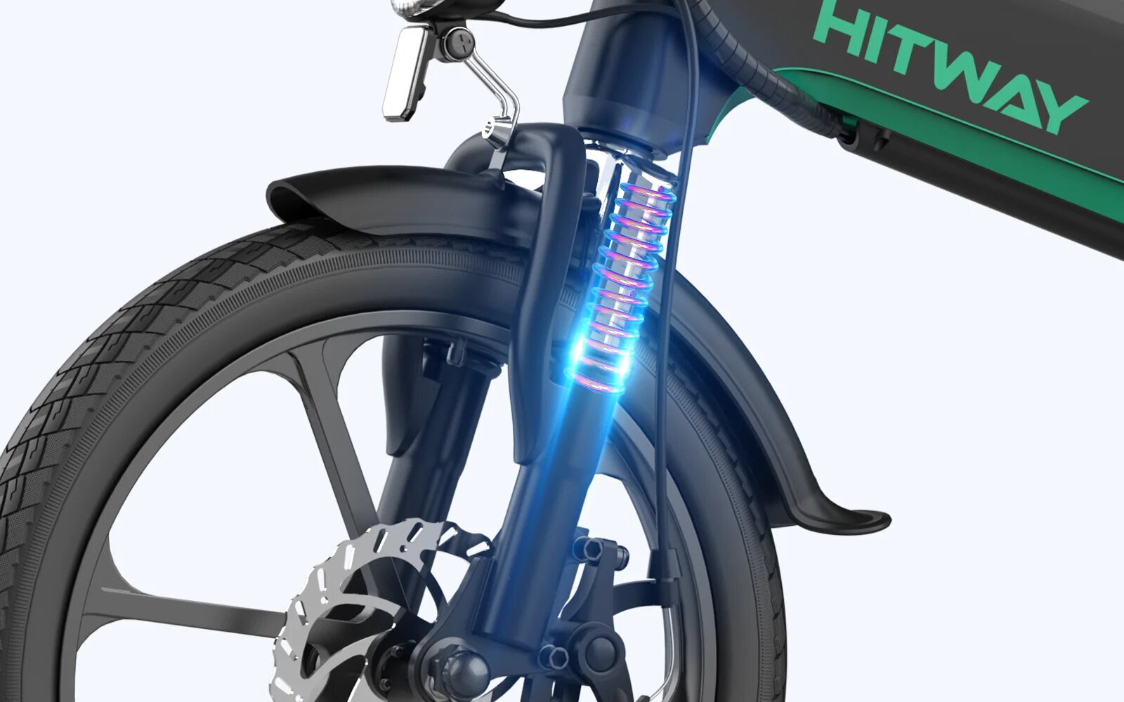 Elektriskais velosipēds Hitway BK2, 16", pelēks cena un informācija | Elektrovelosipēdi | 220.lv