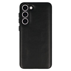 Кожаный 3D чехол для Samsung Galaxy S23 Plus дизайн 3 черный цена и информация | Чехлы для телефонов | 220.lv