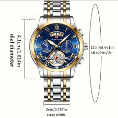 Мужские часы VA VA VOOM 124 из нержавеющей стали, водонепроницаемые цена и информация | Мужские часы | 220.lv