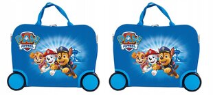 Bērnu čemodāns Nickelodeon Paw Patrol, 28L, zils цена и информация | Чемоданы, дорожные сумки | 220.lv