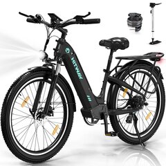 Elektriskais velosipēds Hitway BK16, 26", melns cena un informācija | Elektrovelosipēdi | 220.lv