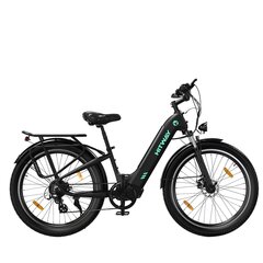 Электровелосипед Hitway BK16, 26", черный, 250 Вт, 18 Ач Samsung цена и информация | Электровелосипеды | 220.lv