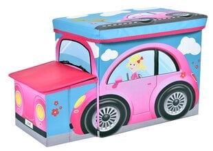 Ящик для игрушек, розовый цена и информация | Ящики для вещей | 220.lv