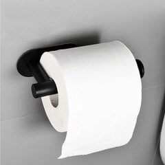 Держатель для туалетной бумаги, черный цена и информация | Аксессуары для ванной комнаты | 220.lv