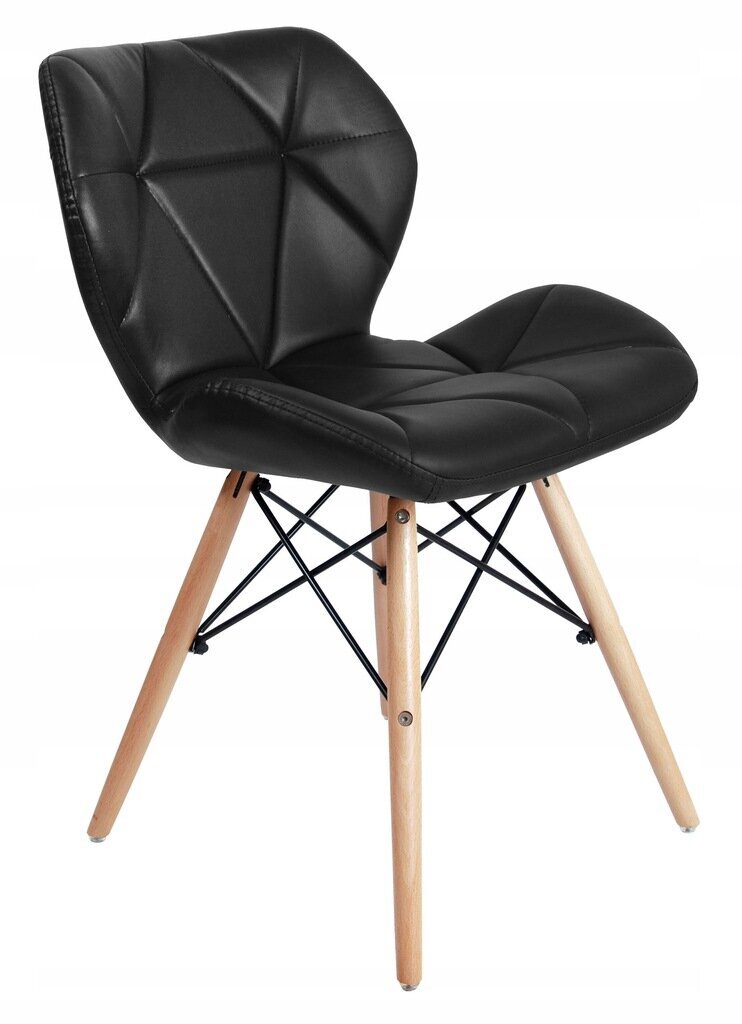 Moderns mīkstās mēbeles krēsls melns cena un informācija | Biroja krēsli | 220.lv