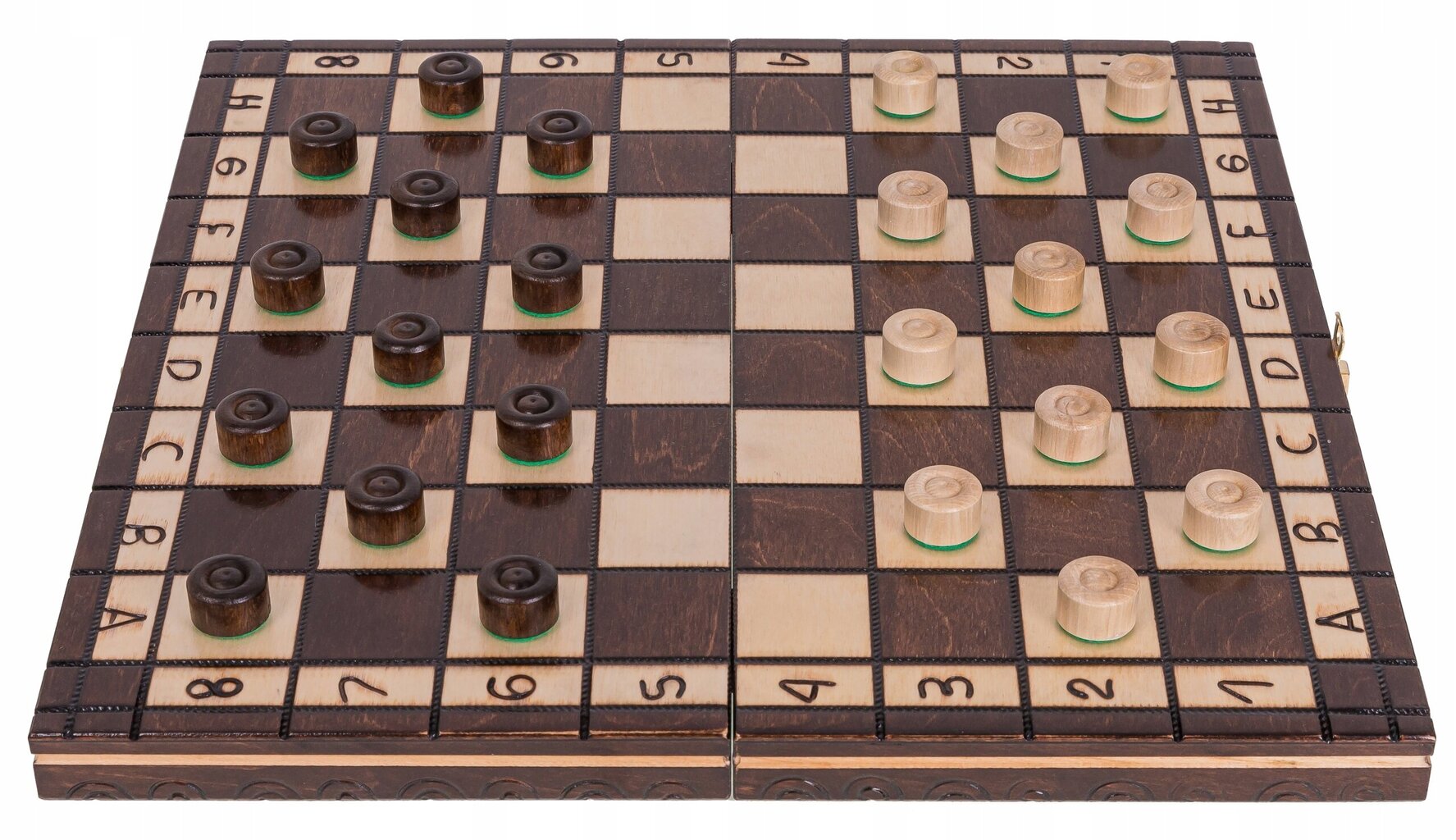 Koka šahs + dambrete cena un informācija | Galda spēles | 220.lv