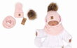 Cepures komplekts zīdaiņiem Zyzio&Zuzia, rozā cena un informācija | Zīdaiņu cepures, cimdi, šalles | 220.lv