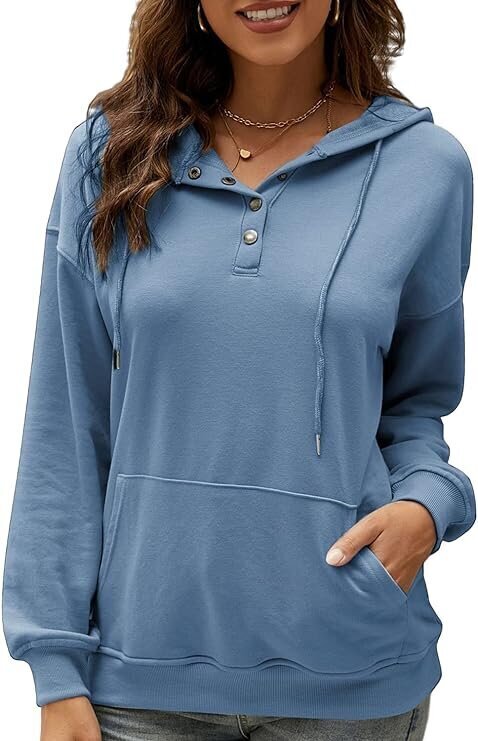 Sporta krekls ar kapuci sievietēm Ranphee, zils цена и информация | Sieviešu džemperi | 220.lv