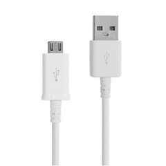 Strāvas kabelis Samsung EP-DG925UWE USB uz Micro USB 1,2 m balts цена и информация | Кабели для телефонов | 220.lv