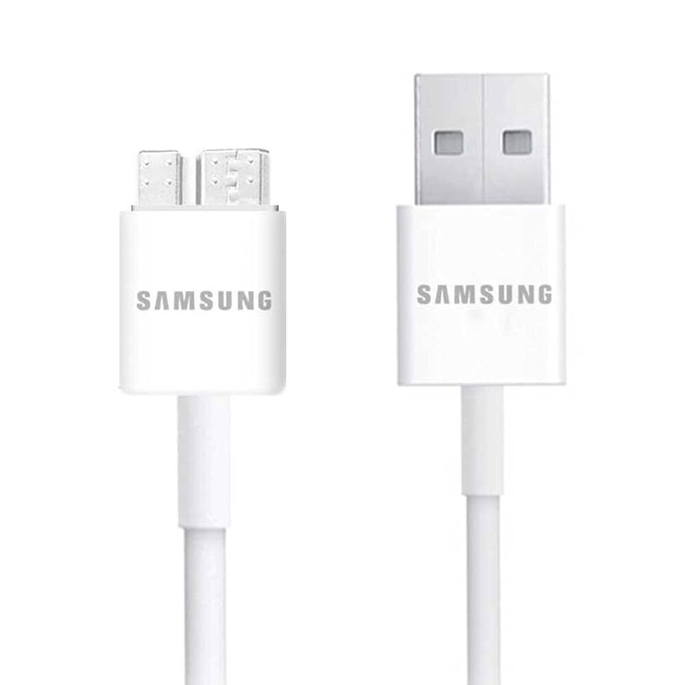 Strāvas kabelis Samsung ECB-DU4BWE USB uz Micro-B 21PIN 1 m balts cena un informācija | Savienotājkabeļi | 220.lv