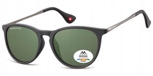 Женские поляризованные овальные черные металлические солнцезащитные очки UV400 MP24A цена и информация | Женские солнцезащитные очки | 220.lv
