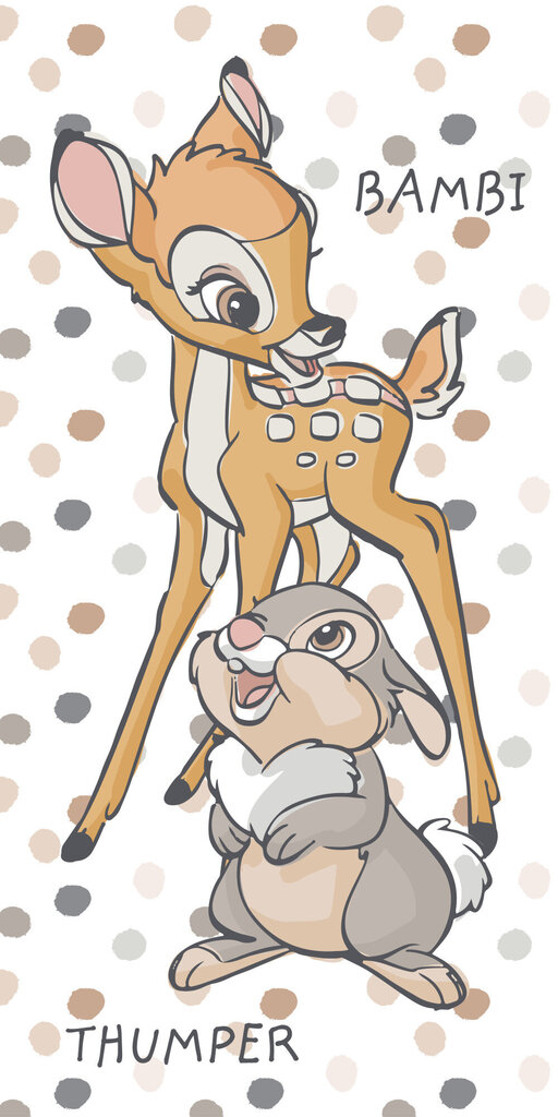 Dvielis Disney Bambi Thumper, 70x140 cm cena un informācija | Dvieļi | 220.lv