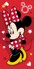 Полотенце Disney Minnie Pretty in Red 70x140 cm цена и информация | Полотенца | 220.lv