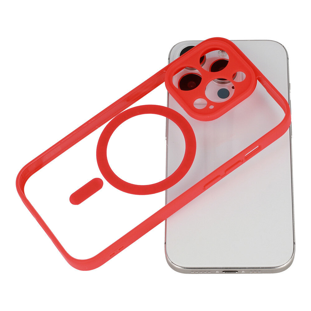 Akrila krāsa Magsafe vāciņš iPhone 11 sarkans cena un informācija | Telefonu vāciņi, maciņi | 220.lv
