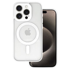 Akrila krāsa Magsafe vāciņš iPhone 12 Pro Max balts cena un informācija | Telefonu vāciņi, maciņi | 220.lv