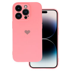 Силиконовый чехол Vennus Heart для Iphone 12 Pro дизайн 1, розовый цена и информация | Чехлы для телефонов | 220.lv