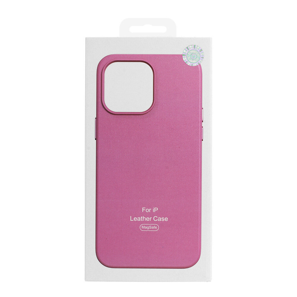 MagSafe ādas vāciņš Iphone 13 Pro rozā krāsā cena un informācija | Telefonu vāciņi, maciņi | 220.lv