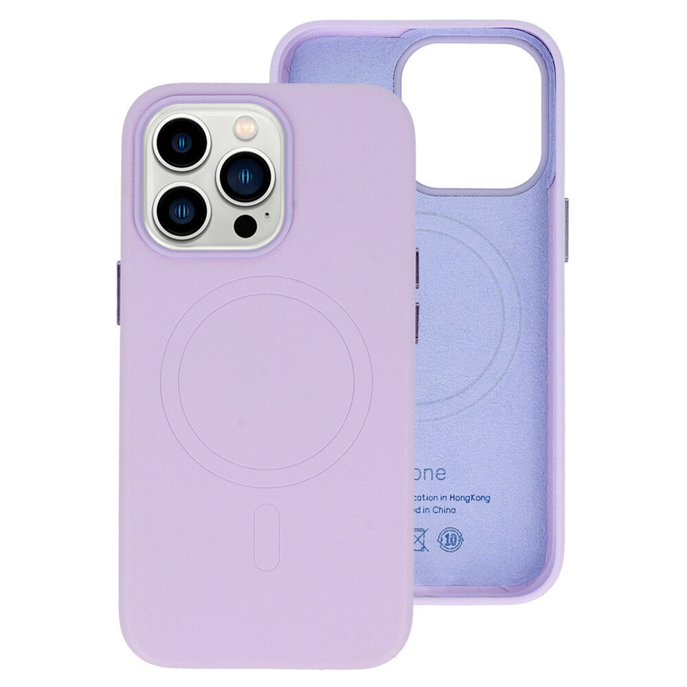 MagSafe ādas vāciņš Iphone 13 Pro Violets цена и информация | Telefonu vāciņi, maciņi | 220.lv