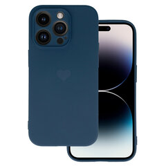 Силиконовый чехол Vennus Heart для Iphone 13 Pro, дизайн 1, темно-синий цена и информация | Чехлы для телефонов | 220.lv