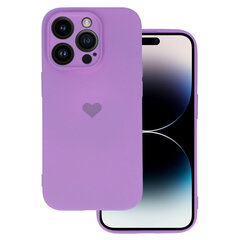 Силиконовый чехол Vennus Heart для Iphone 13 Pro Max дизайн 1 фиолетовый цена и информация | Чехлы для телефонов | 220.lv