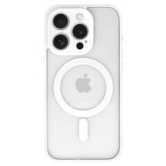 Акриловый цветной чехол Magsafe для Iphone 14 белый цена и информация | Чехлы для телефонов | 220.lv
