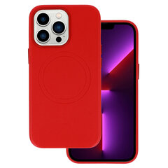 Кожаный чехол MagSafe для Iphone 14 Pro, красный цена и информация | Чехлы для телефонов | 220.lv