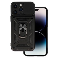 Чехол Slide Camera Armor Case для Iphone 14 Pro, черный цена и информация | Чехлы для телефонов | 220.lv