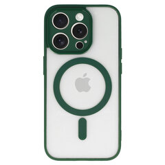 Akrila krāsa Magsafe vāciņš iPhone 15 zaļš cena un informācija | Telefonu vāciņi, maciņi | 220.lv