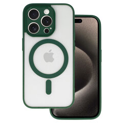 Акриловый цветной чехол Magsafe для Iphone 15, зеленый цена и информация | Чехлы для телефонов | 220.lv