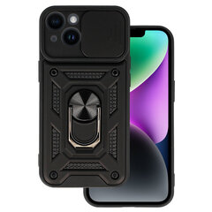 Чехол Slide Camera Armor для Iphone 15, черный цена и информация | Чехлы для телефонов | 220.lv