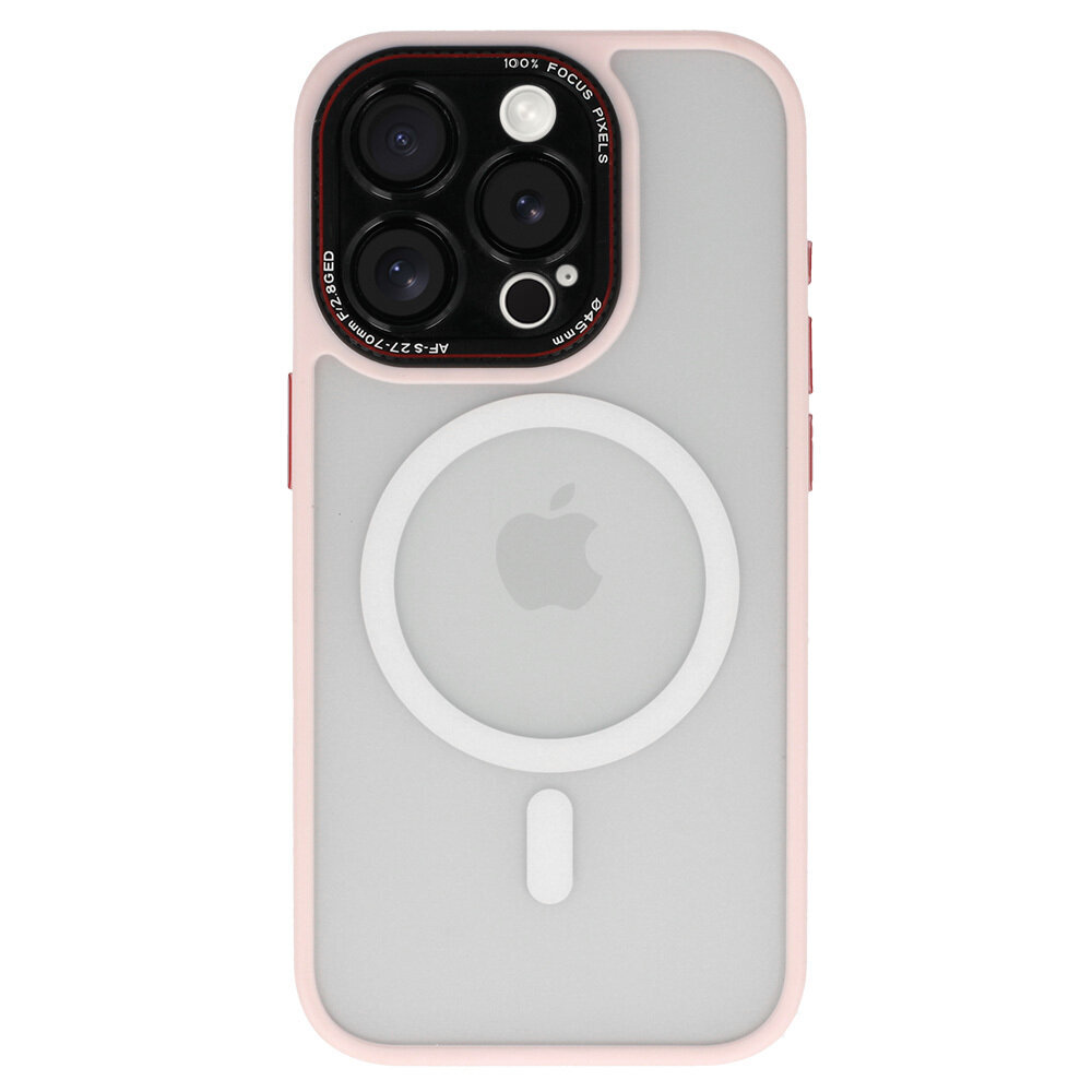 Liavec LK Magsafe vāciņš priekš Iphone 15 Pro Max gaiši rozā cena un informācija | Telefonu vāciņi, maciņi | 220.lv
