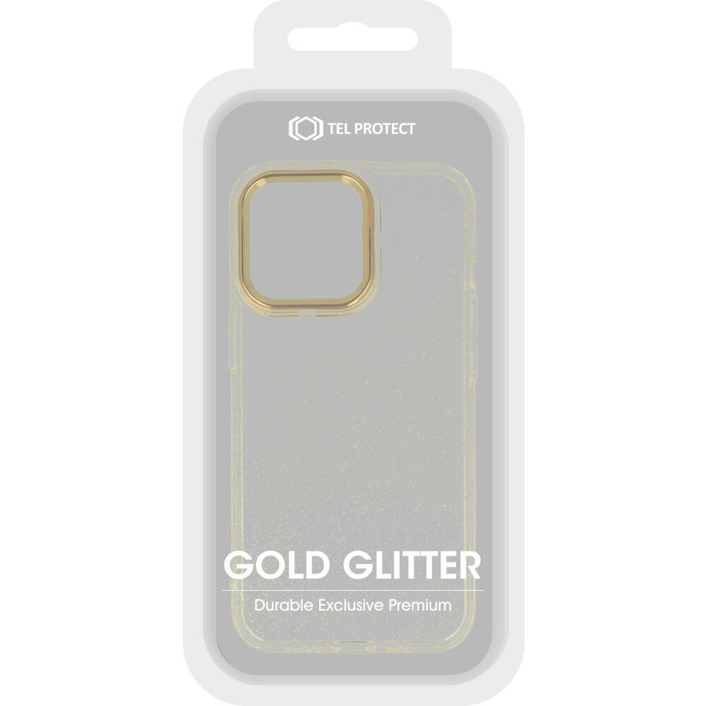 Tel Protect Gold Glitter Case cena un informācija | Telefonu vāciņi, maciņi | 220.lv