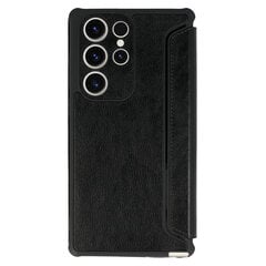 Чехол-книжка из кожи бритвы для Xiaomi Redmi Note 12 4G черный цена и информация | Чехлы для телефонов | 220.lv