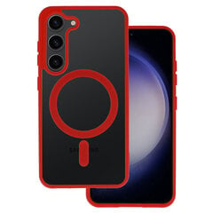 Akrila krāsa Magsafe vāciņš Samsung Galaxy S22 sarkans cena un informācija | Telefonu vāciņi, maciņi | 220.lv