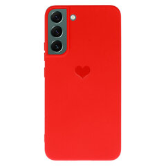 Силиконовый чехол Vennus Heart для Samsung Galaxy S22 Plus дизайн 1, розовый цена и информация | Чехлы для телефонов | 220.lv